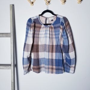 UNIVERSAL THREAD PUFFED SLEEVE BLOUSE SIZE MEDIUM